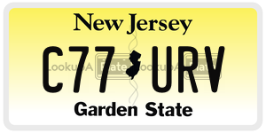 C77URV  license plate in NJ