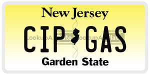 CIPGAS  license plate in NJ