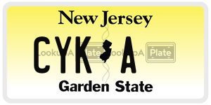CYKA  license plate in NJ