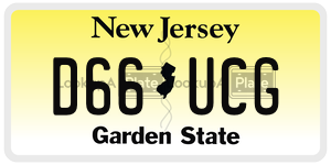 D66UCG  license plate in NJ