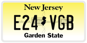E24VGB  license plate in NJ