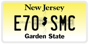 E70SMC  license plate in NJ