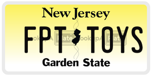 FPTTOYS  license plate in NJ