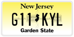 G11KYL  license plate in NJ
