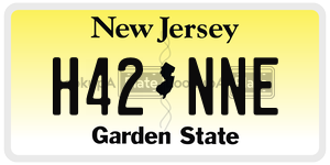 H42NNE  license plate in NJ