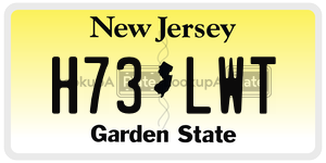 H73LWT  license plate in NJ