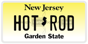HOTROD  license plate in NJ