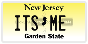 ITSME license plate in New Jersey