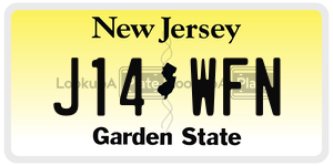 J14WFN  license plate in NJ