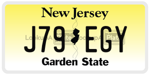J79EGY  license plate in NJ
