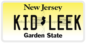 KIDLEEK  license plate in NJ