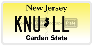 KNULL license plate in New Jersey