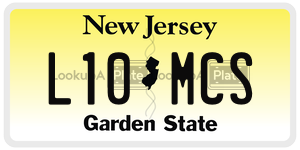 L10MCS  license plate in NJ