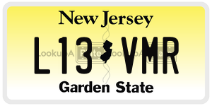 L13VMR  license plate in NJ