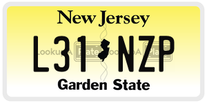 L31NZP  license plate in NJ