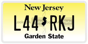 L44RKJ license plate in New Jersey