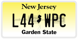 L44WPC  license plate in NJ
