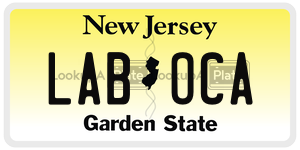 LABOCA  license plate in NJ