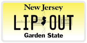 LIPOUT license plate in New Jersey
