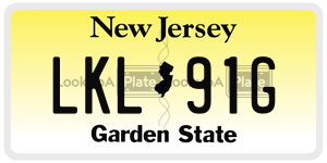 LKL91G license plate in New Jersey