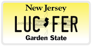 LUCFER license plate in New Jersey