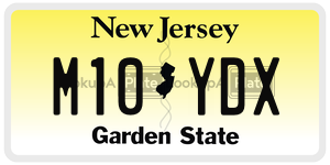 M10YDX  license plate in NJ