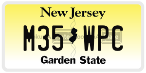 M35WPC  license plate in NJ