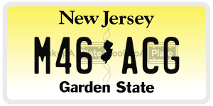 M46ACG  license plate in NJ