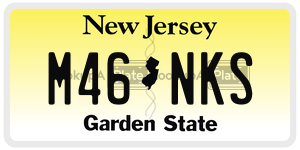 M46NKS license plate in New Jersey