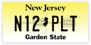 N12PLT license plate in New Jersey