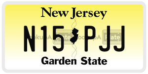 N15PJJ license plate in New Jersey
