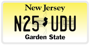 N25UDU  license plate in NJ