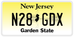 N28GDX license plate in New Jersey