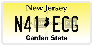 N41ECG  license plate in NJ