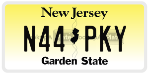 N44PKY license plate in New Jersey