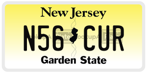 N56CUR  license plate in NJ