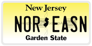 NOREASN license plate in New Jersey
