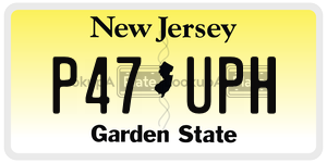 P47UPH license plate in New Jersey