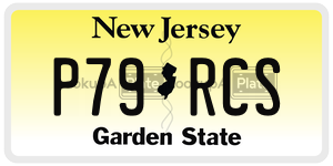 P79RCS  license plate in NJ