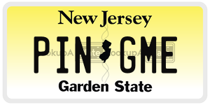 PINGME license plate in New Jersey