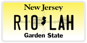 R10LAH  license plate in NJ