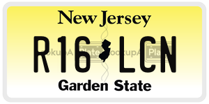 R16LCN  license plate in NJ