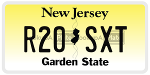 R20SXT  license plate in NJ