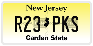 R23PKS  license plate in NJ
