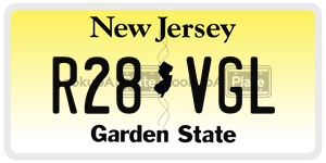 R28VGL  license plate in NJ