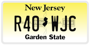 R40WJC  license plate in NJ