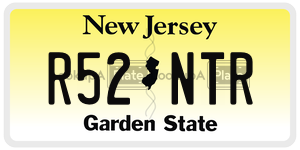R52NTR license plate in New Jersey