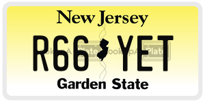 R66YET  license plate in NJ