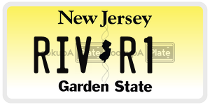 RIVR1  license plate in NJ