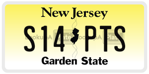 S14PTS license plate in New Jersey